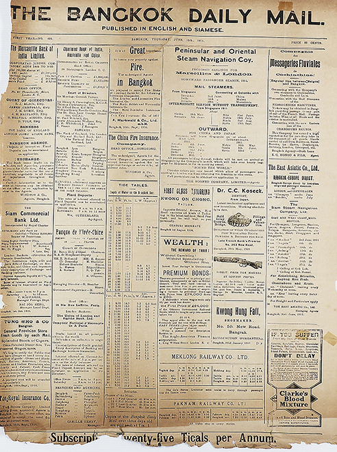 The Bangkok Daily Mail ปีที่ 1 ฉบับที่ 422 ( 15 Jun 1911)