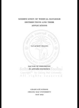 Modification of weibull-rayleigh distributions and their applications book
