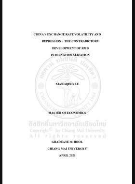 China’s exchange rate volatility and repression: the contradictory development of RMB Internationalization book