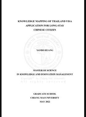 Knowledge mapping of Thailand visa application for long-stay Chinese citizen book