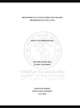 From senses to a state of mind: new imagery from beliefs of Tung Lanna book