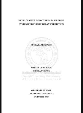 Development of batch data pipeline system for flight delay prediction book