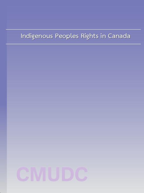 Indigenous Peoples Rights in Canada book