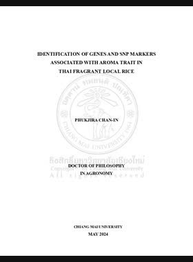 Identification of genes and SNP markers asociated with aroma trait in Thai fragrant local rice book
