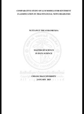 Comparative Study of LLM Models for Sentiment Classification in Thai Financial News Headlines book