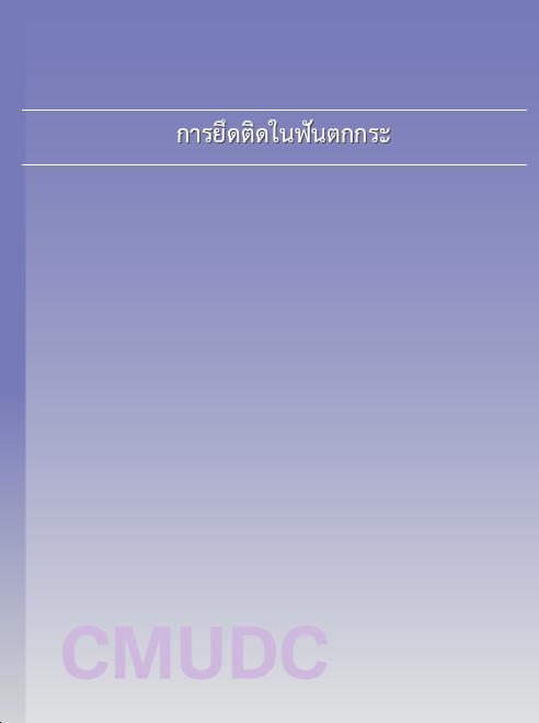 การยึดติดในฟันตกกระ book