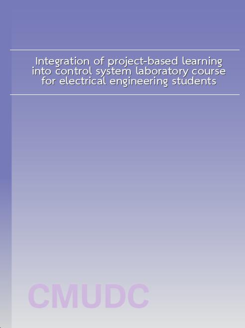 Integration of project-based learning into control system laboratory course for electrical engineering students book