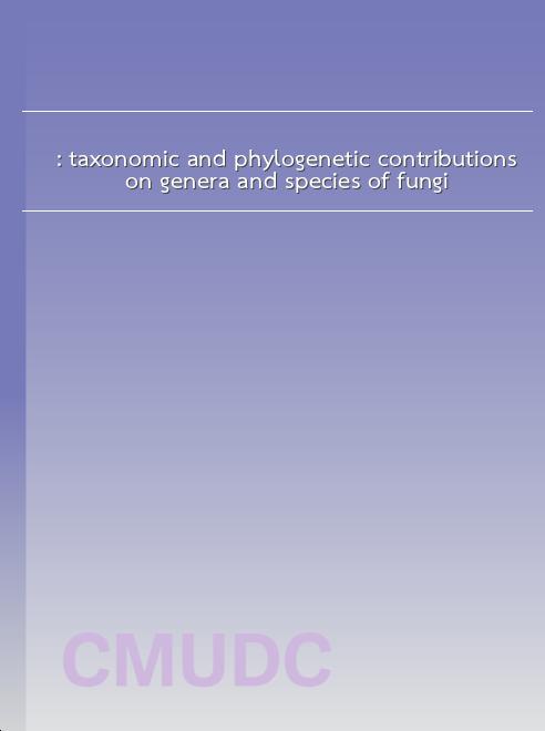 Fungal diversity notes 929–1035: taxonomic and phylogenetic contributions on genera and species of fungi book