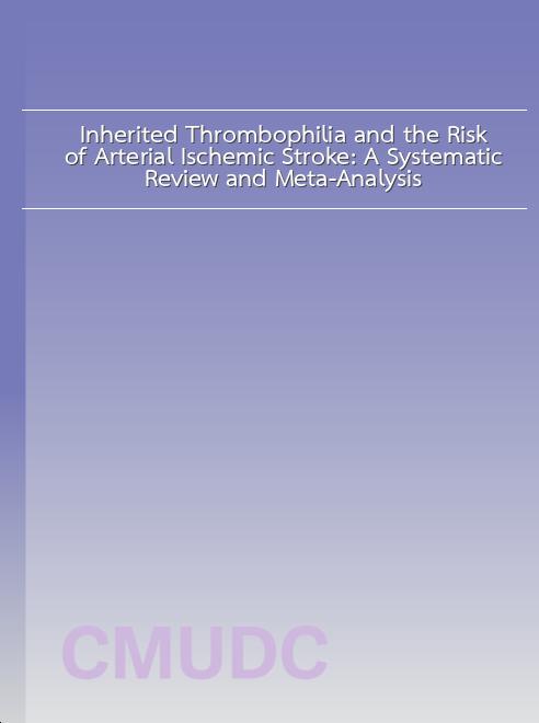 PDF) Inherited Thrombophilia and the Risk of Arterial Ischemic