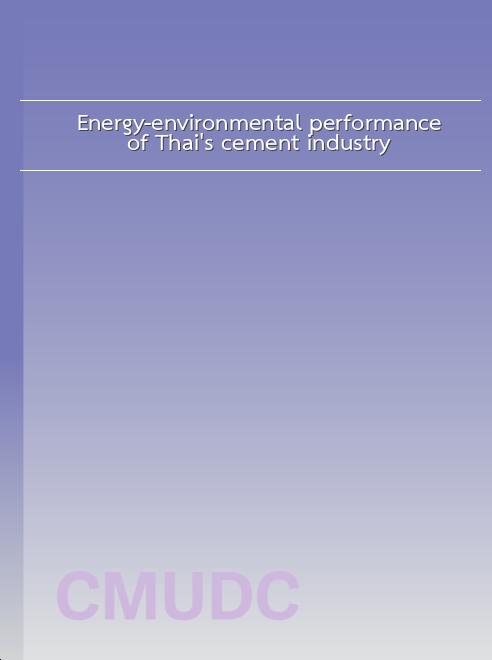 Energy-environmental performance of Thai's cement industry book